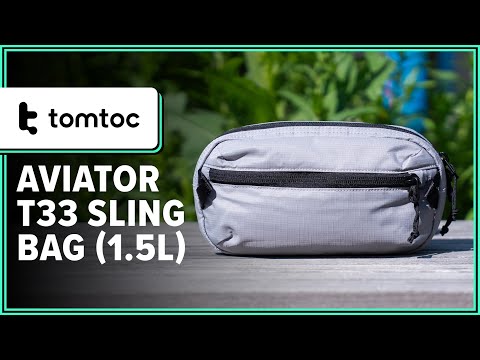 tomtoc Aviator-T33 Crossbody Sling Bag 1.5L – Lightweight & RFID