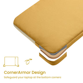 The Her-A23 Jelly Laptop Sleeve Kit for 13-inch MacBook Air | Maize Yellow