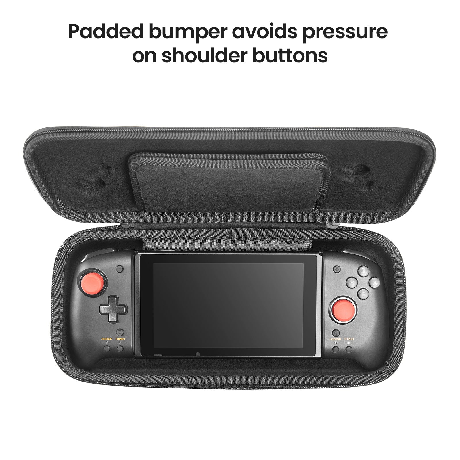 Hori Split Pad Pro Case - ZBRO Hard Shell Case for Nintendo Switch Split  Pad Pro Controller - Support 20 Game Slots / Button Protection/ Large