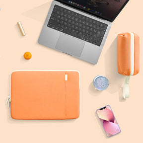 Defender-A23 Jelly Laptop Sleeve Kit for 14-inch MacBook Pro M3/M2/M1 | Orange