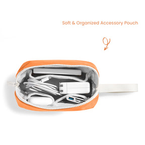 Defender-A23 Jelly Laptop Sleeve Kit for 14-inch MacBook Pro M3/M2/M1 | Orange