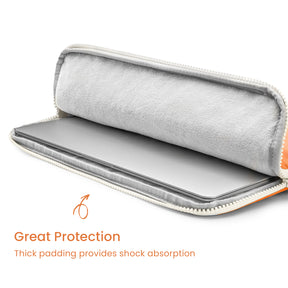 tomtoc Lady Laptop Sleeve for 14-inch MacBook Pro M1 Pro/Max A2442 2021 | Orange