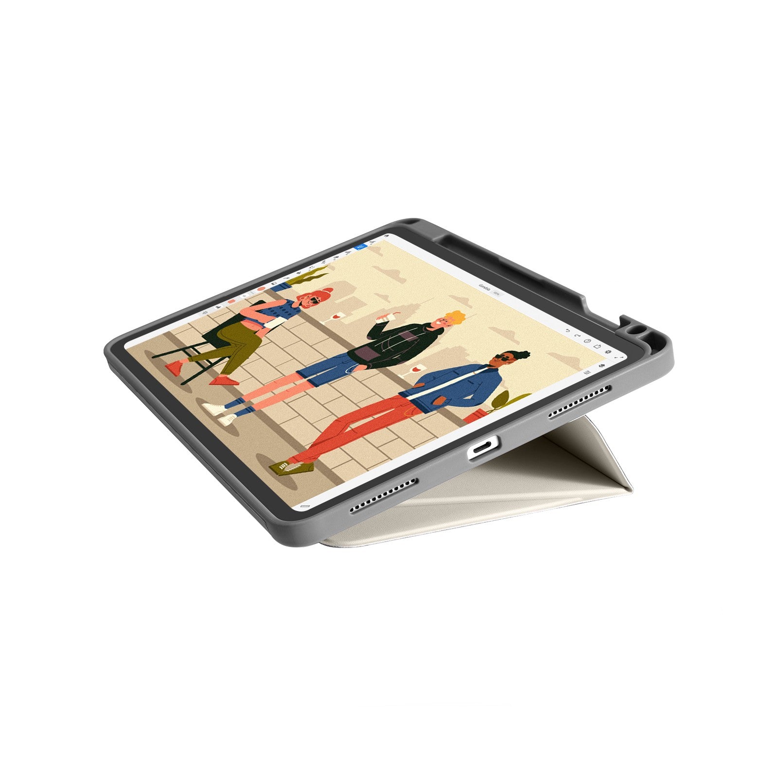 Inspire-B50 iPad Tri-Mode Case for 10.9-inch  iPad Air 4th/5th