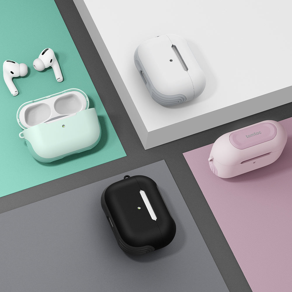 Protective Smart Cover for AirPods Pro - White