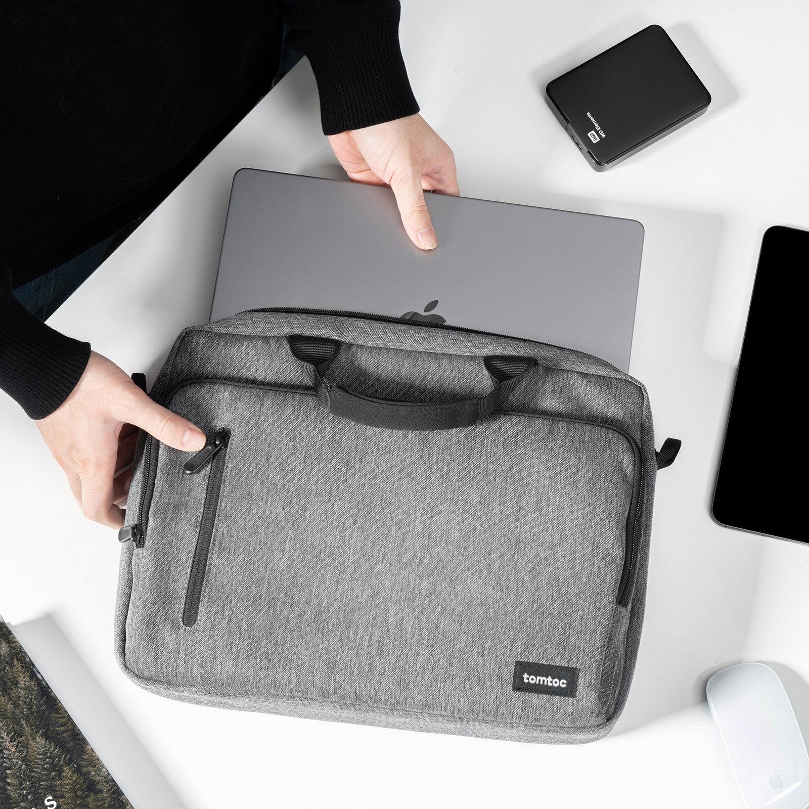 Navigator-A43 Laptop Briefcase For 16-inch MacBook Pro M3/M2/M1 | Gray