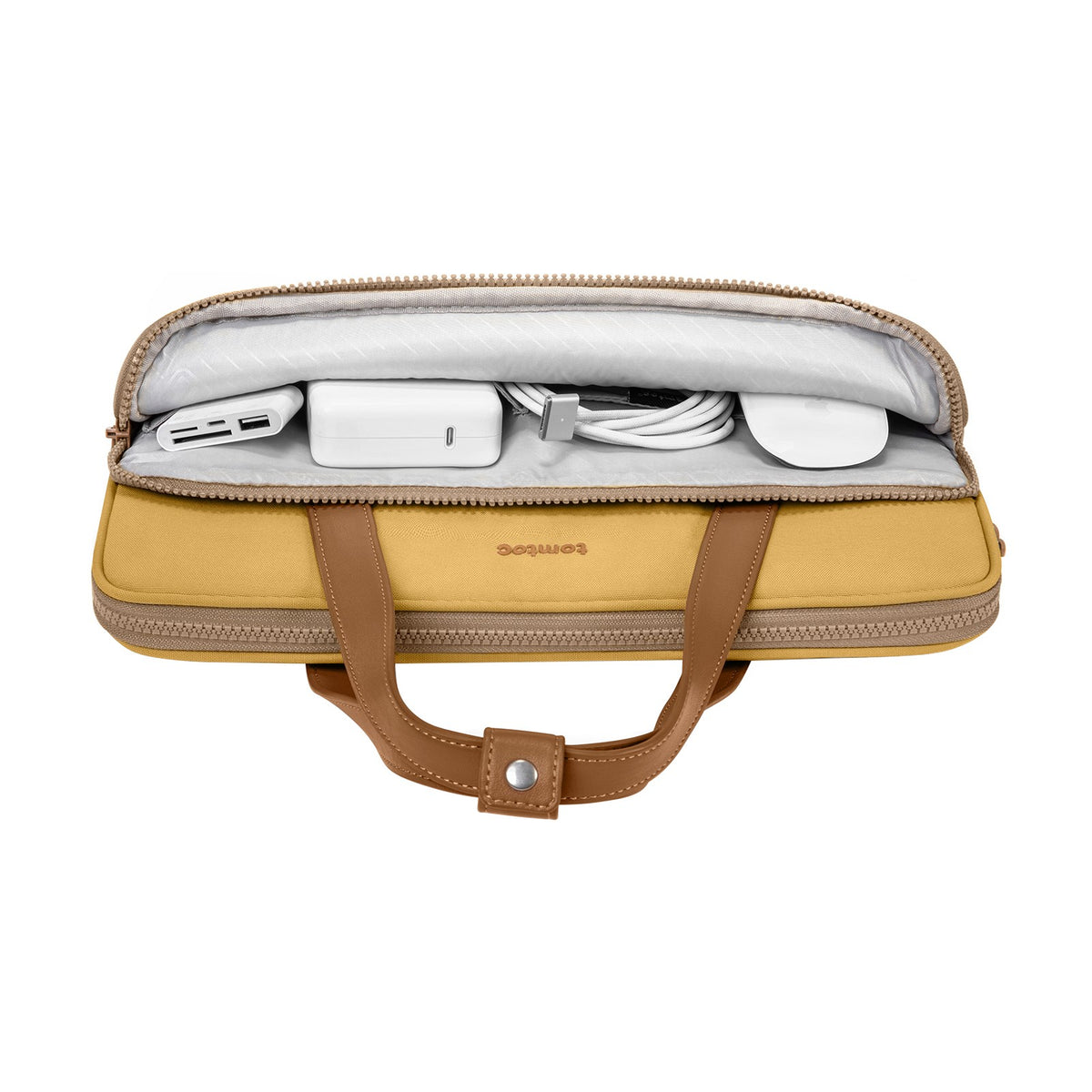 secondary_Versatile-A12 Laptop Shoulder Bag for 14 inch MacBook Pro M3/M2/M1 | Yellow