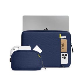 Defender-A13 Laptop Sleeve Kit For 14-inch New MacBook Pro | Navy Blue