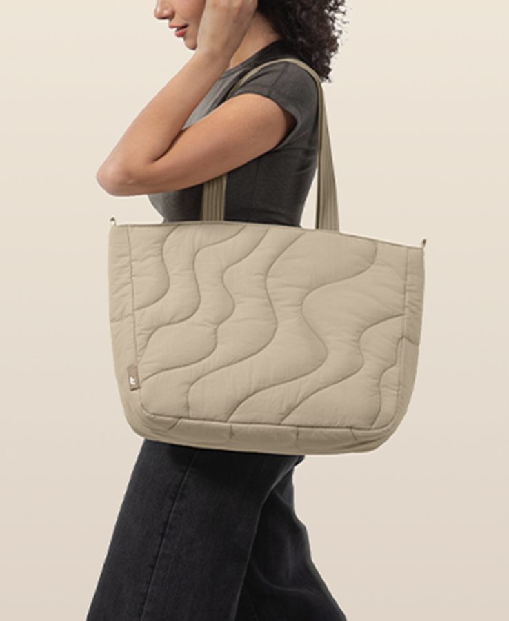 Terra tote bag in khaki