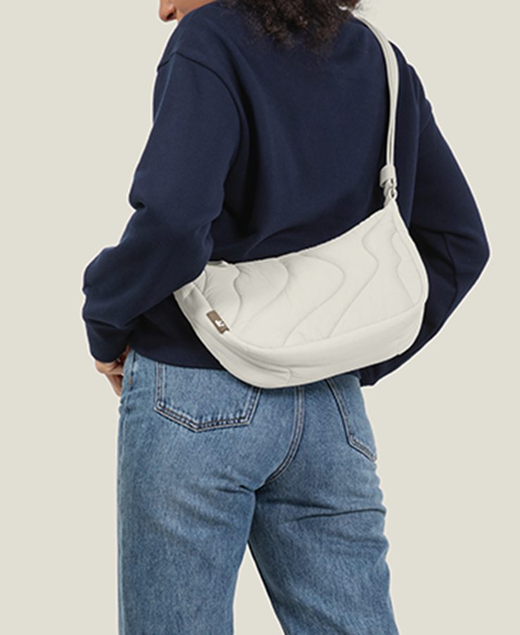 Terra crossbody bag in white