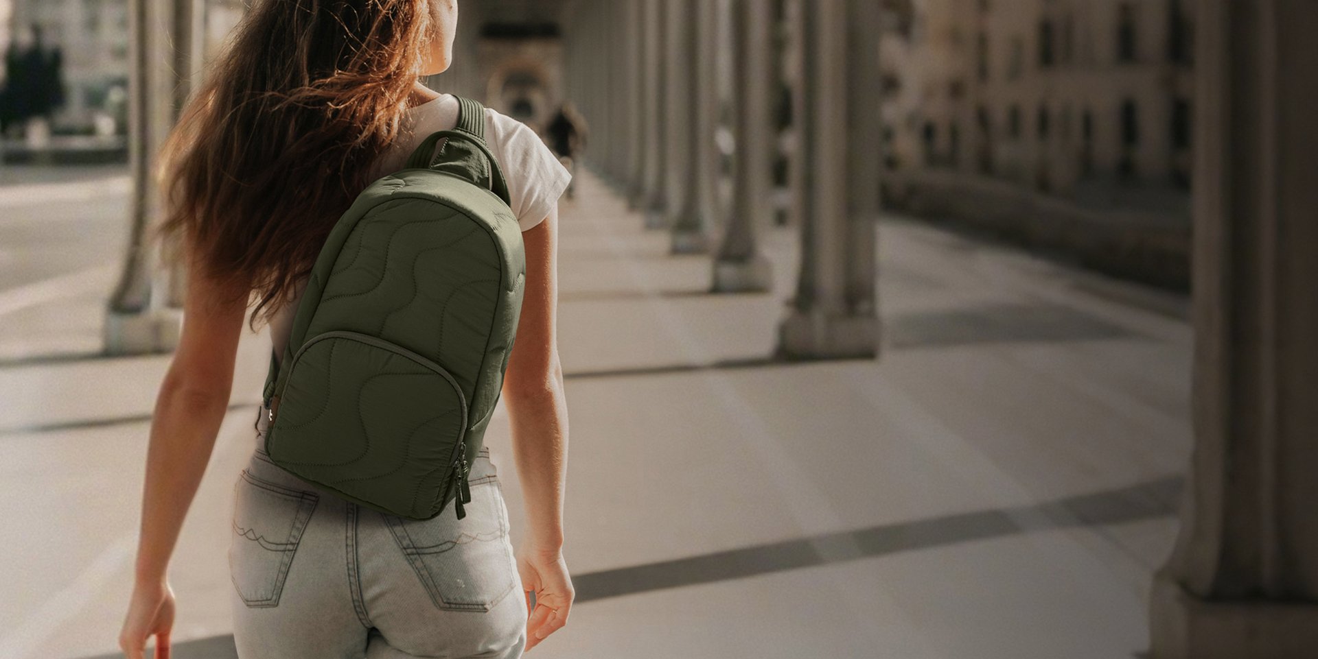 Terra - T36 Light Sling Backpack (10L), Streamlined Style, Smart Organization